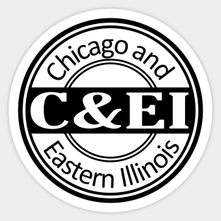 Chicago and Eastern Illinois Railroad Sticker